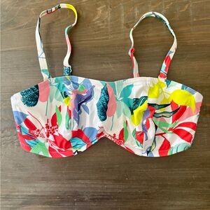 Anita Multicolor Floral Underwire D cup Bikini Top